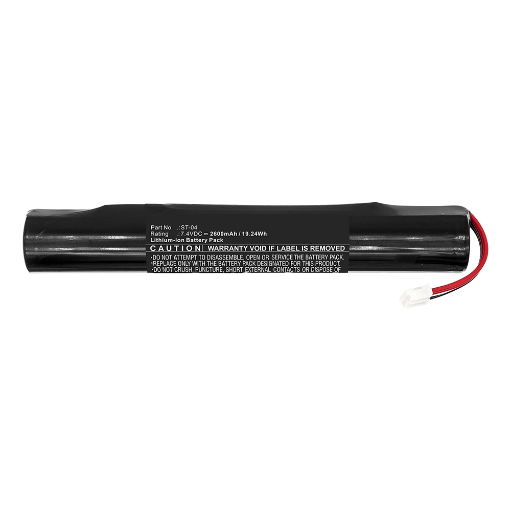 Synergy Digital Speaker Battery, Compatible with Sony ST-04 Speaker Battery (Li-ion, 7.4V, 2600mAh)