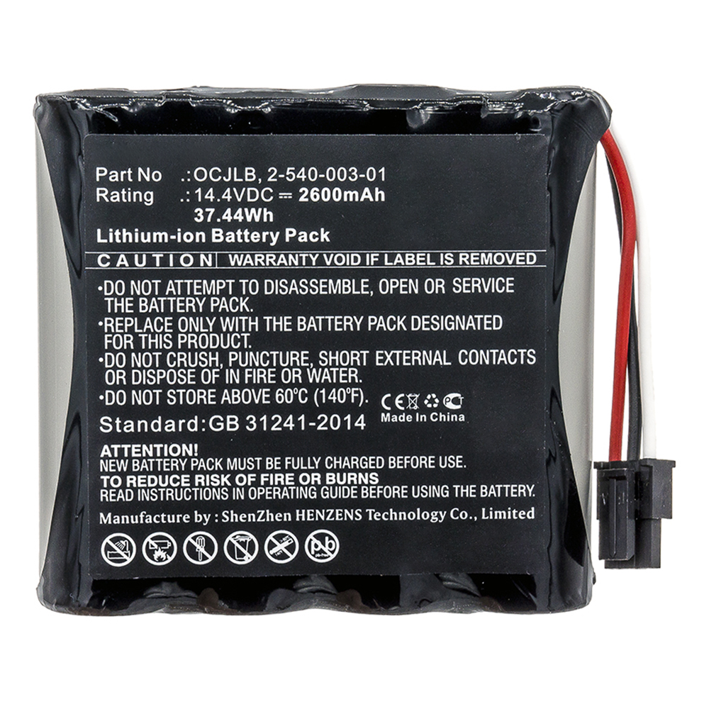 Synergy Digital Speaker Battery, Compatible with Soundcast 2-540-003-01 Speaker Battery (Li-ion, 14.4V, 2600mAh)