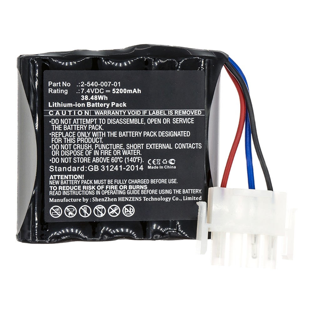 Synergy Digital Speaker Battery, Compatible with Soundcast 2-540-007-01 Speaker Battery (Li-ion, 7.4V, 5200mAh)
