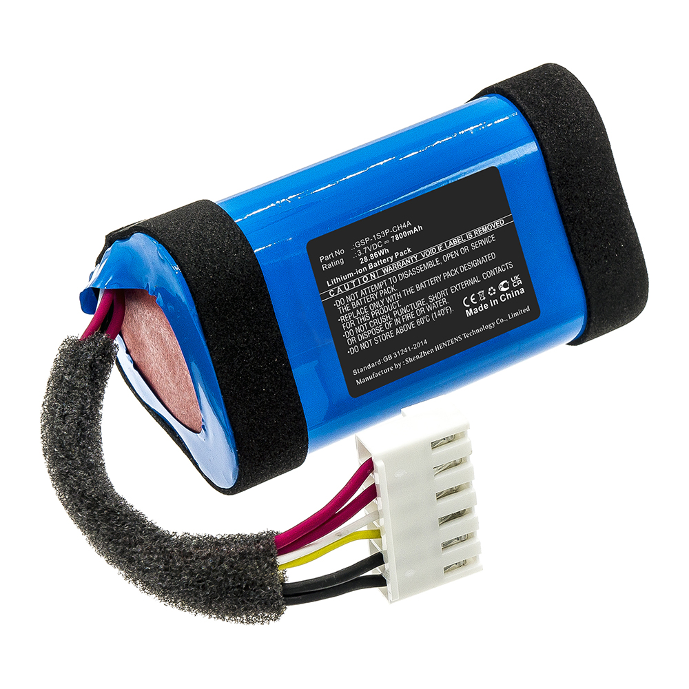 Synergy Digital Speaker Battery, Compatible with JBL GSP-1S3P-CH4A Speaker Battery (Li-ion, 3.7V, 7800mAh)