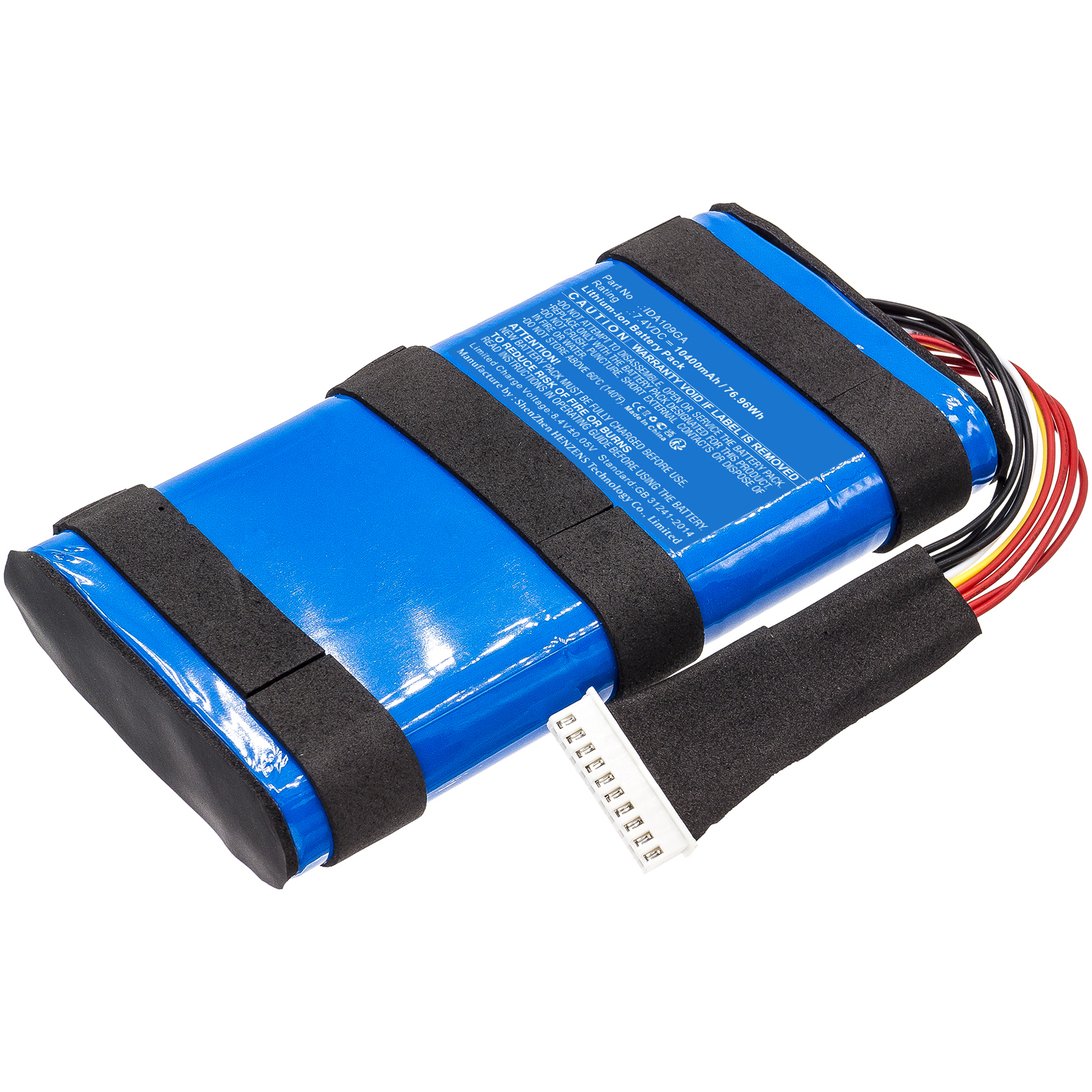 Synergy Digital Speaker Battery, Compatible with JBL IDA109GA Speaker Battery (Li-ion, 7.4V, 10400mAh)