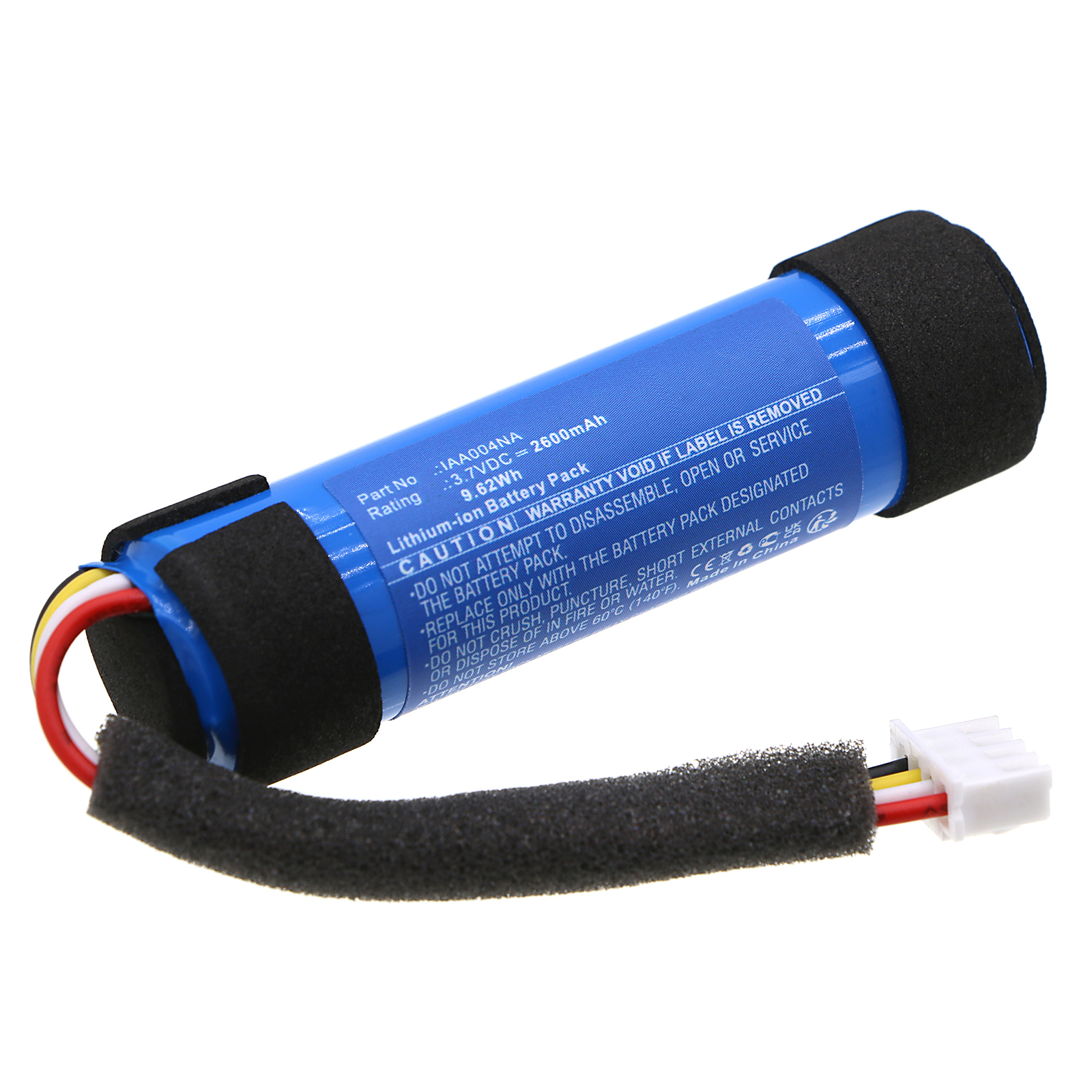 Synergy Digital Speaker Battery, Compatible with JBL IAA004NA Speaker Battery (Li-ion, 3.7V, 2600mAh)