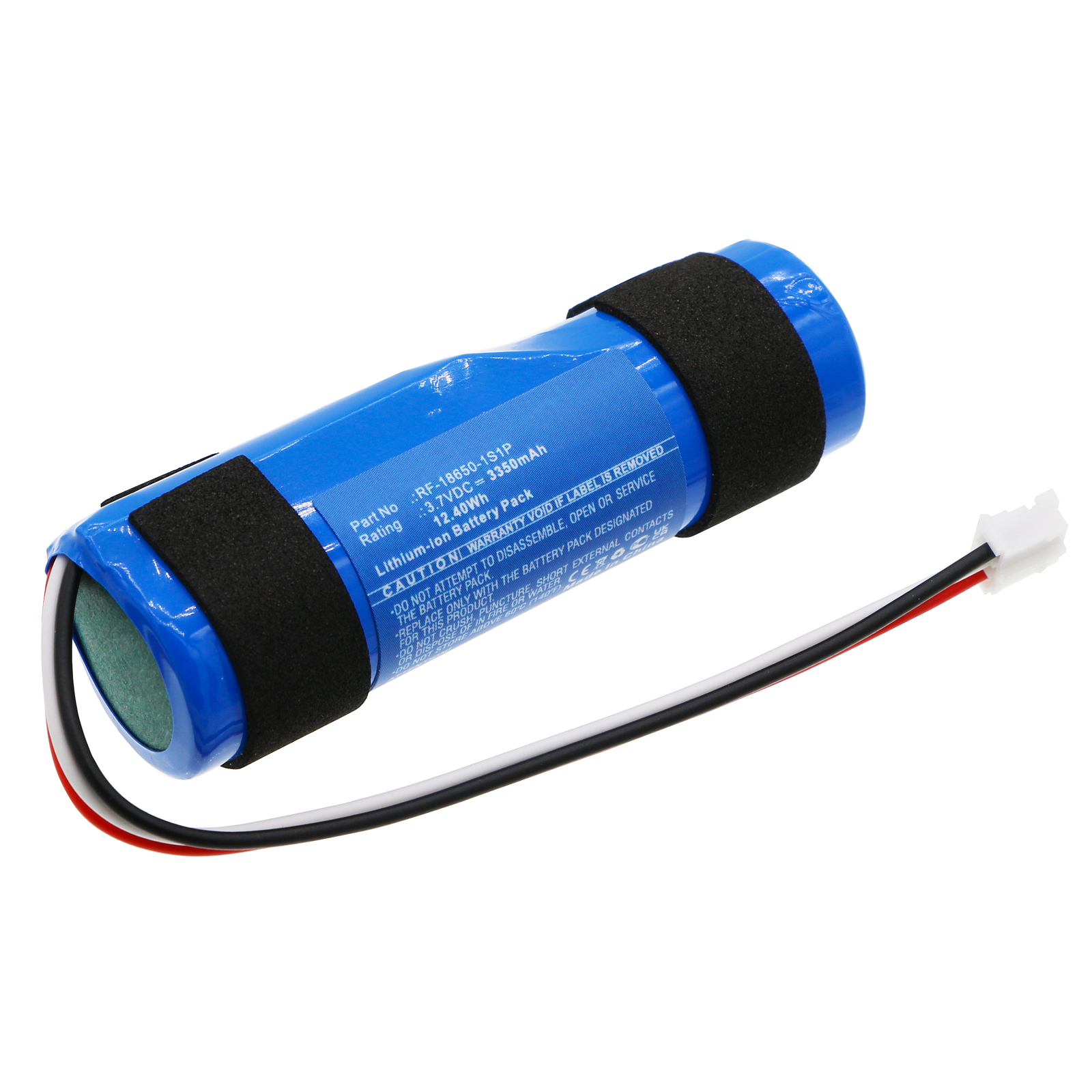 Synergy Digital Speaker Battery, Compatible with Groove onn RF-18650-1S1P Speaker Battery (Li-ion, 3.7V, 3350mAh)