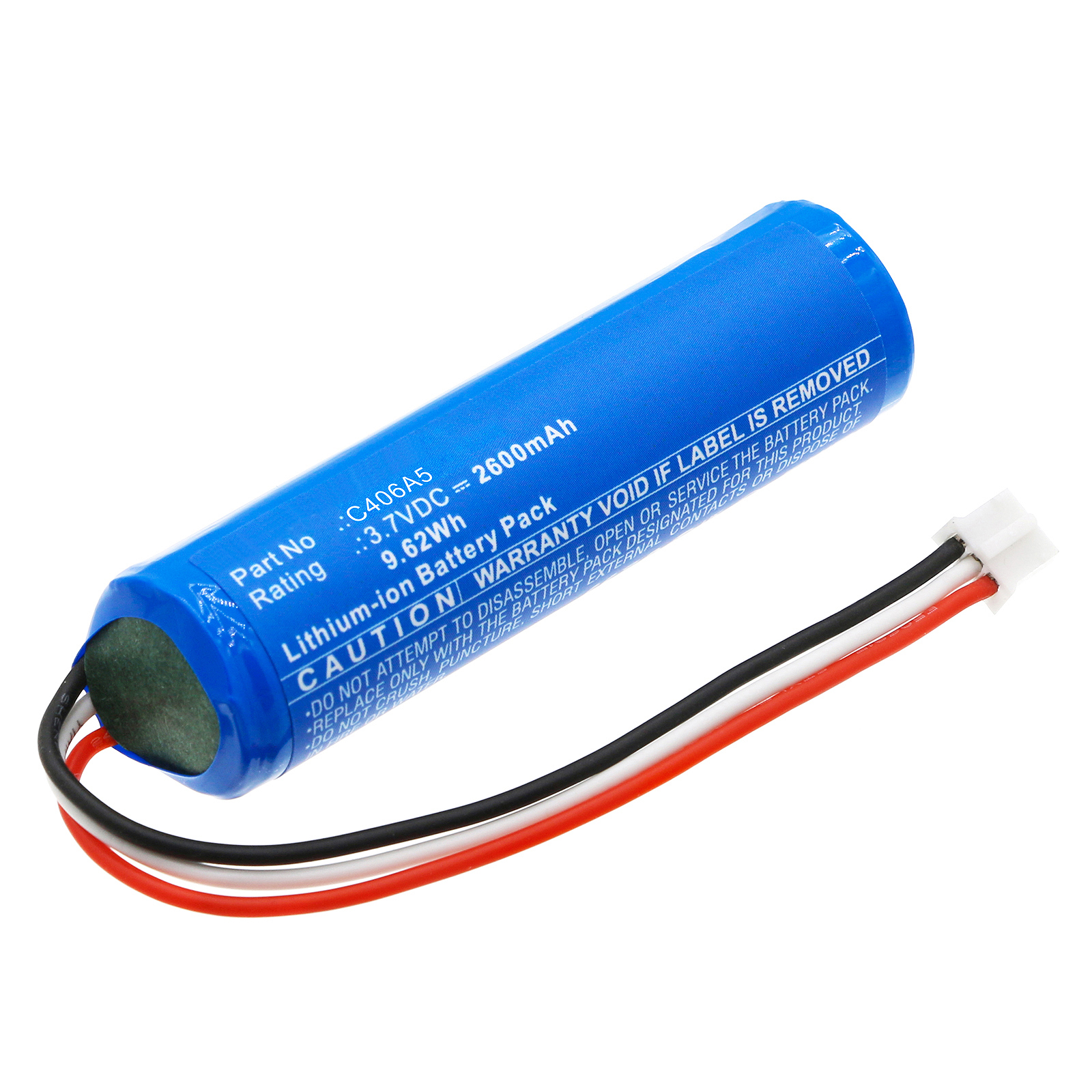 Synergy Digital Speaker Battery, Compatible with Marshall C406A5 Speaker Battery (Li-ion, 3.7V, 2600mAh)