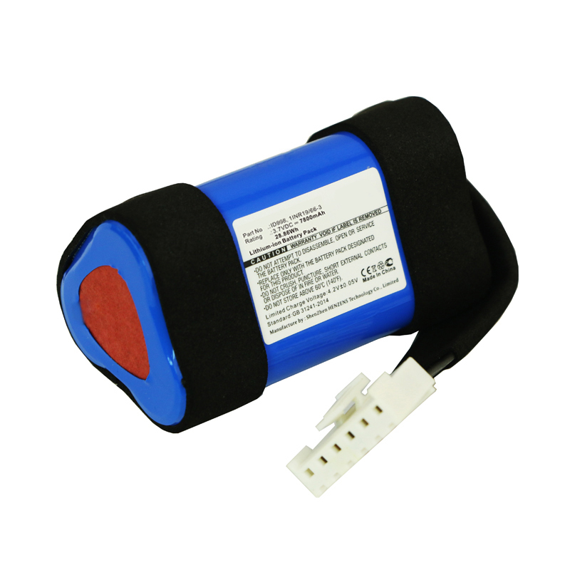 Synergy Digital Speaker Battery, Compatible with JBL 1INR19/66-3, ID998, SUN-INTE-118 Speaker Battery (3.7V, Li-ion, 7800mAh)