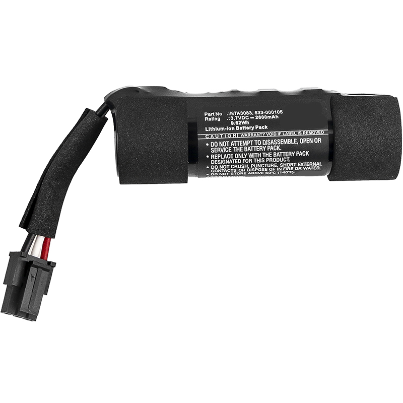 Synergy Digital Speaker Battery, Compatiable with Logitech 533-000105, NTA3083 Speaker Battery (3.7V, Li-ion, 2600mAh)