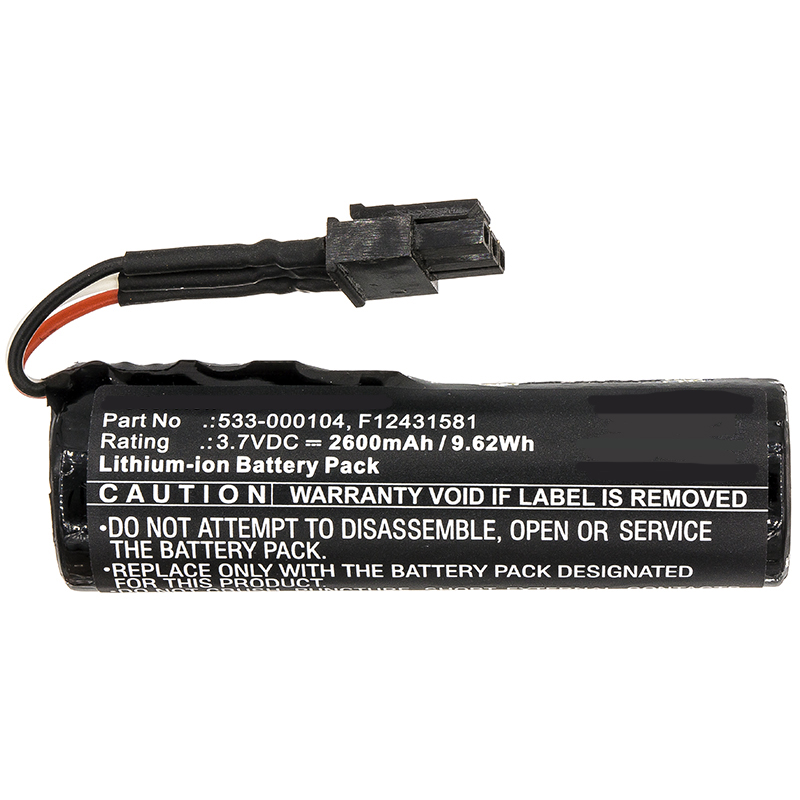 Synergy Digital Speaker Battery, Compatiable with Logitech 533-000104, F12431581 Speaker Battery (3.7V, Li-ion, 2600mAh)