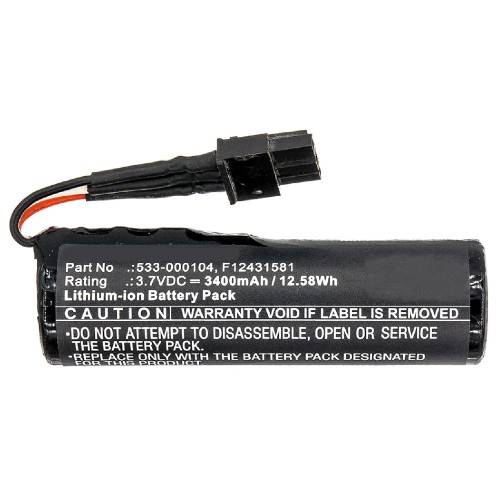 Synergy Digital Speaker Battery, Compatiable with Logitech 533-000104, F12431581 Speaker Battery (3.7V, Li-ion, 3400mAh)