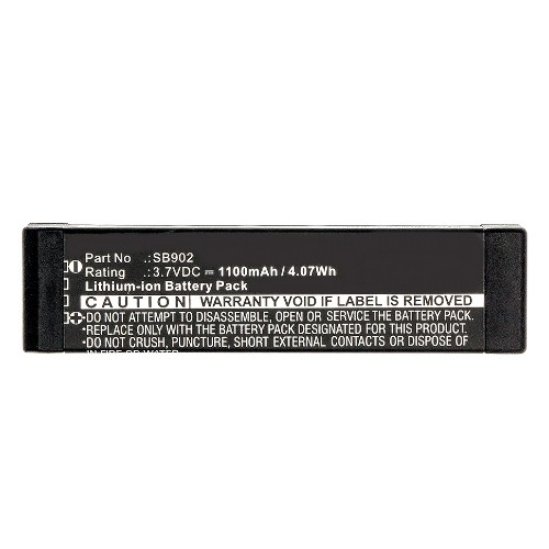 Synergy Digital Speaker Battery, Compatiable with SHURE SB902 Speaker Battery (3.7V, Li-ion, 1100mAh)