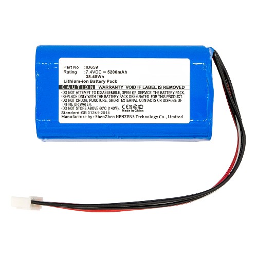 Synergy Digital Speaker Battery, Compatiable with Sony ID659 Speaker Battery (7.4V, Li-ion, 5200mAh)