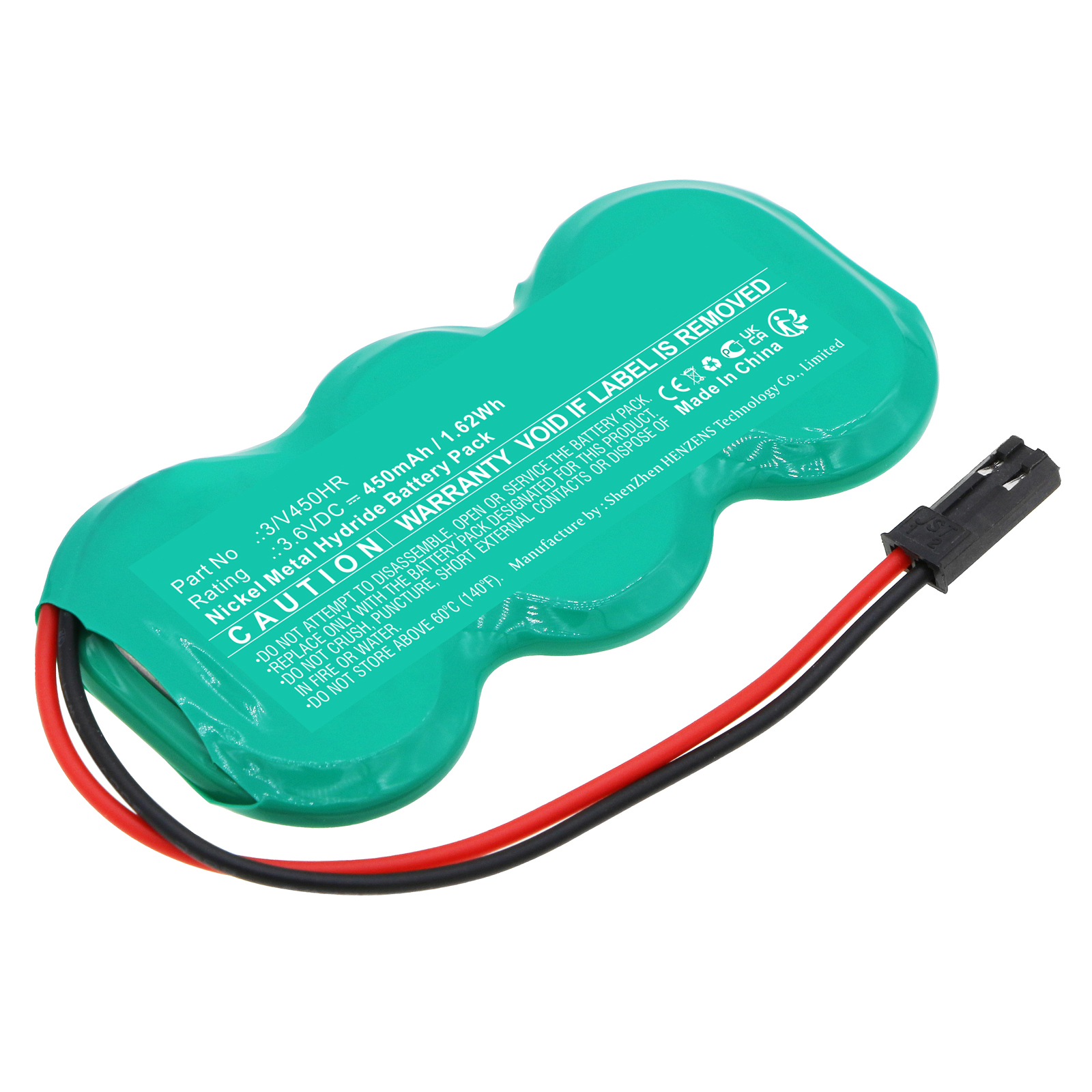 Synergy Digital CMOS/BIOS Battery, Compatible with Brother 3/V450HR CMOS/BIOS Battery (Ni-MH, 3.6V, 450mAh)