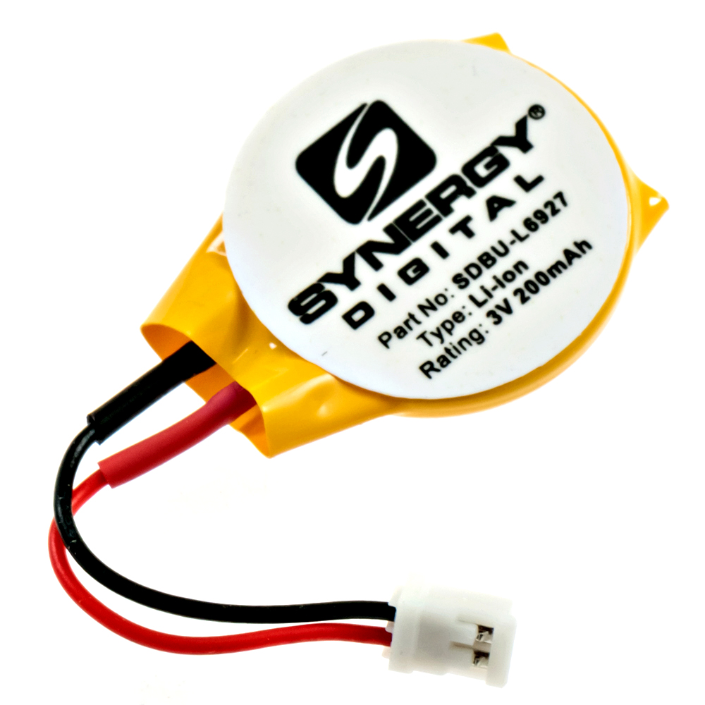 Synergy Digital CMOS/BIOS Battery, Compatible with Sony CR2032-LC1 CMOS/BIOS Battery (Lithium, 3V, 200mAh)