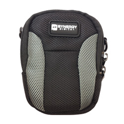 SDC-21 Small Point & Shoot Digital Camera Case, Black / Grey