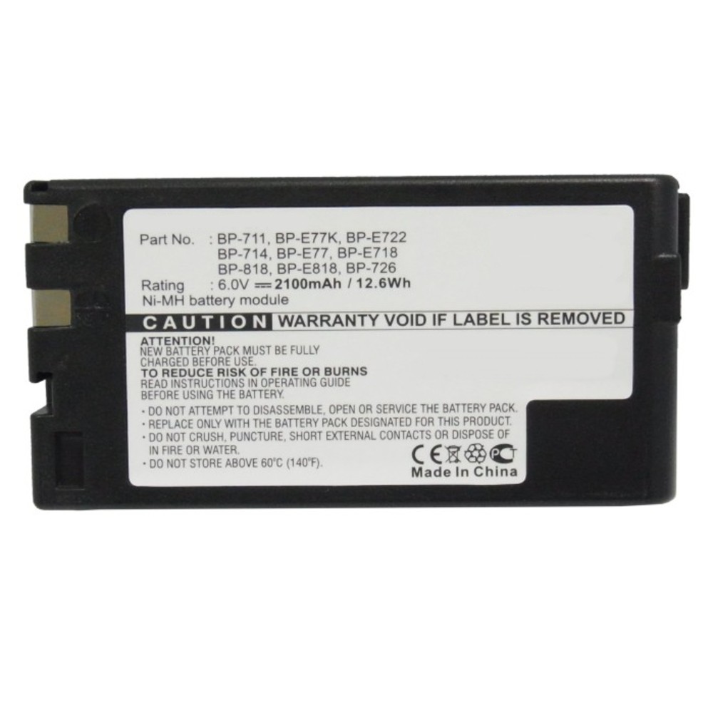 Synergy Digital Camera Battery, Compatible with Canon E06 Camera Battery (6, Ni-MH, 2100mAh)