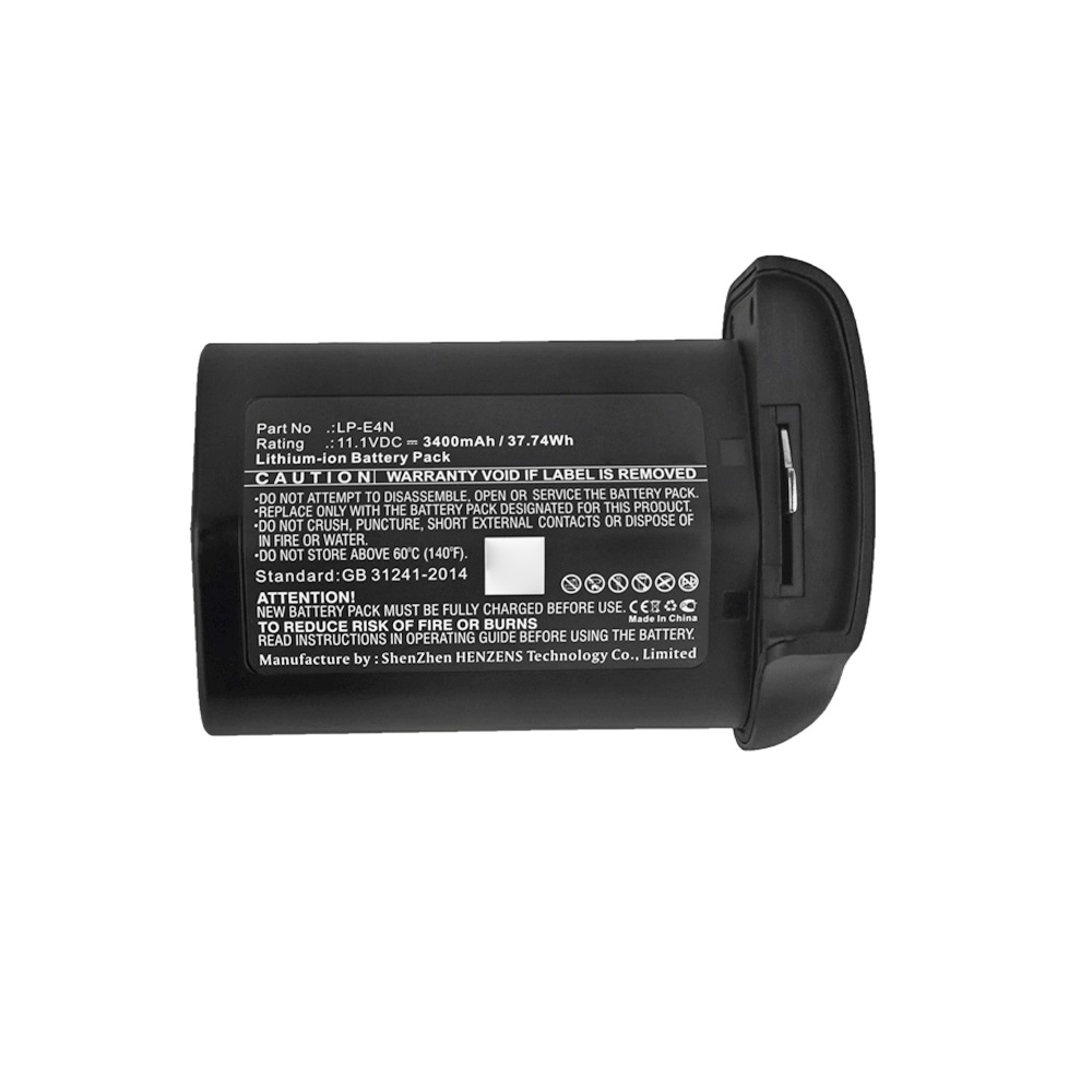 Synergy Digital Digital Camera Battery, Compatible with Canon LP-E4N Digital Camera Battery (Li-ion, 11.1V, 3400mAh)