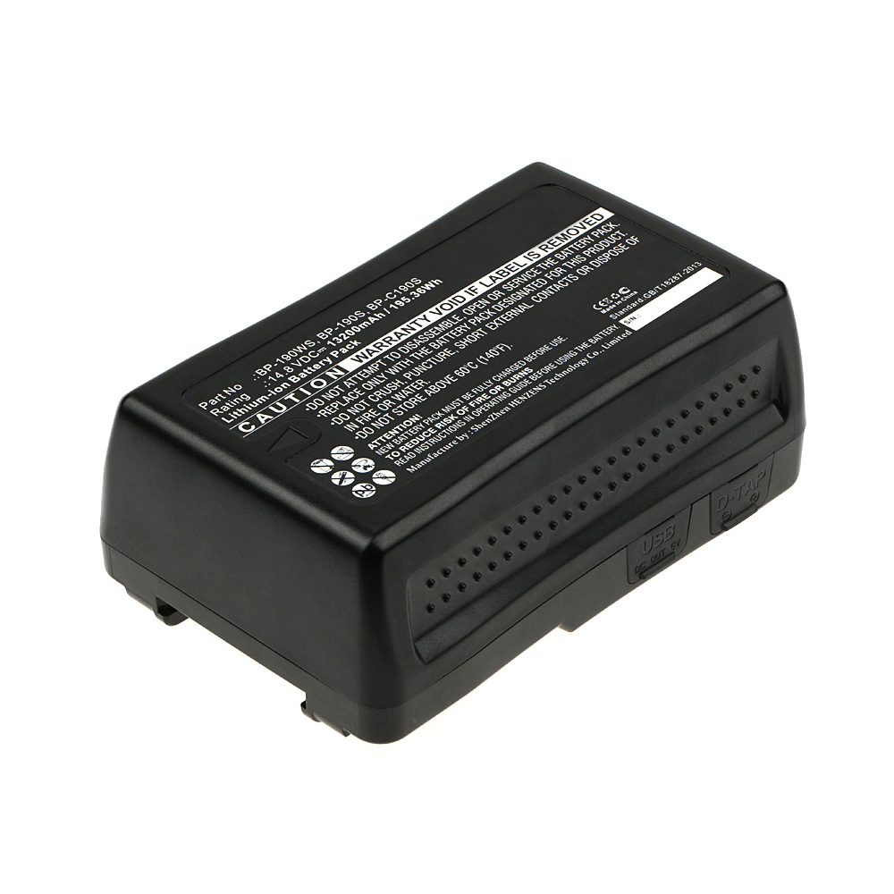 Synergy Digital Digital Camera Battery, Compatible with Sony BP-190S Digital Camera Battery (Li-ion, 14.8V, 13200mAh)