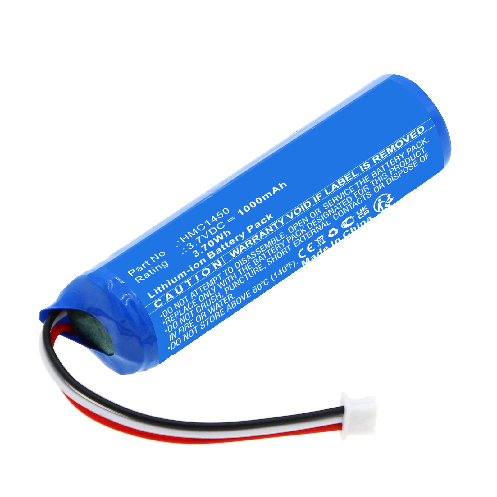 Synergy Digital Dashcam Battery, Compatible with Xiaomi HMC1450 Dashcam Battery (Li-Ion, 3.7V, 900mAh)