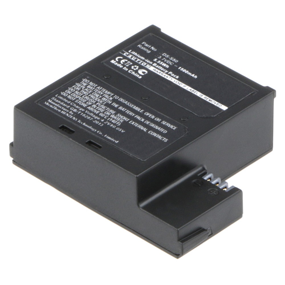 Synergy Digital Camera Battery, Compatible with AEE D33, MagiCam D33, MagiCam S50, MagiCam S51, MagiCam S7, MagiCam S71, S50, S51, S70, S71 Camera Battery (3.7, Li-ion, 1500mAh)