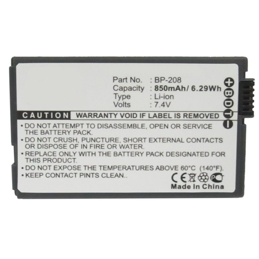 Synergy Digital Camera Battery, Compatible with Canon DC10, DC100, DC20, DC201, DC21, DC210, DC22, DC220, DC230, DC40, DC50, DC51, DC95, Elura100, FVM300, iVIS DC200, iVIS DC22, IXY DVS1, MVX1Si, MVX430, MVX450, MVX460, Optura S1 Camera Battery (7.4, Li-ion, 850mAh)