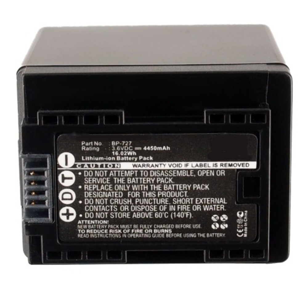 Synergy Digital Camera Battery, Compatible with Canon IXIA HF R306, Legria HF R306, Legria HF R36, Legria HF R37, Legria HF R38, Legria HF R506, Legria HF R76, VIXIA HF M50, VIXIA HF M500, VIXIA HF M506, VIXIA HF M52, VIXIA HF M56, VIXIA HF R30, VIXIA HF R300, VIXIA HF R32, VIXIA HF R800 Camera Battery (3.6, Li-ion, 4450mAh)