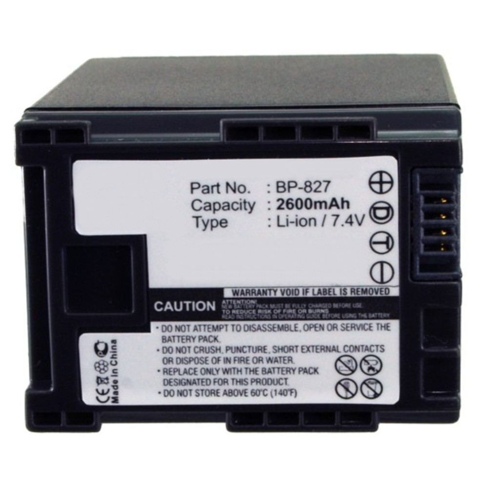 Synergy Digital Camera Battery, Compatible with CanonVIXIA XA30 Camera Battery (7.4, Li-ion, 2600mAh)
