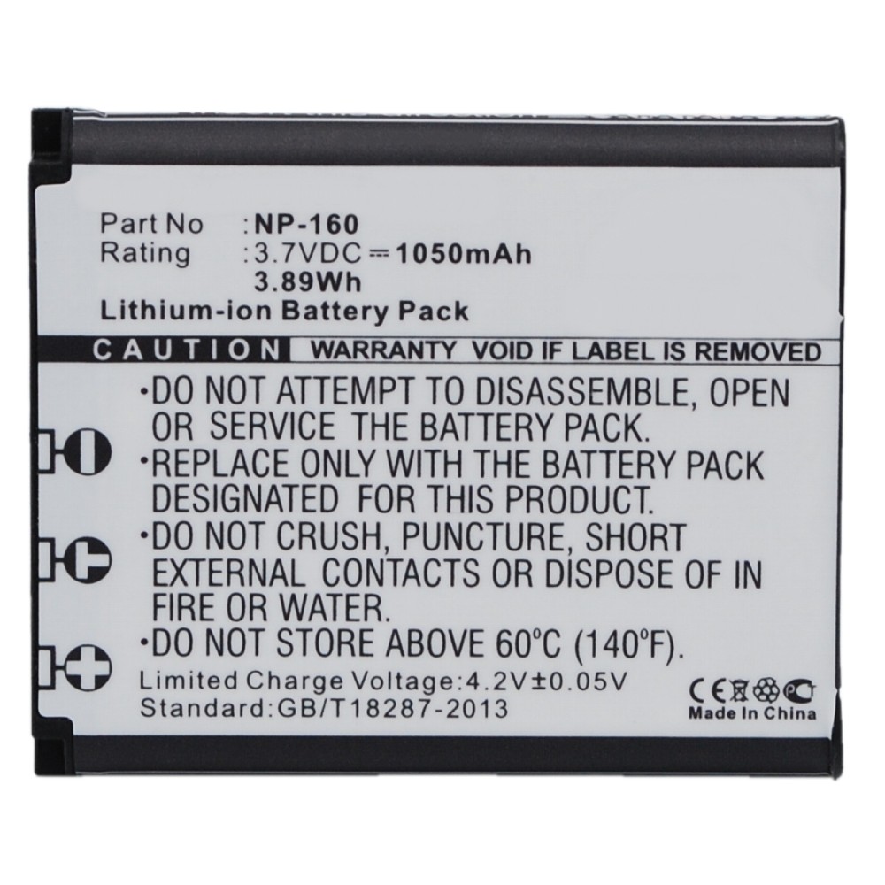 Synergy Digital Camera Battery, Compatible with Casio Exilim EX-FC500, Exilim EX-ZR50, Exilim EX-ZR55, Exilim EX-ZR60, Exilim EX-ZS220 Camera Battery (3.7, Li-ion, 1050mAh)