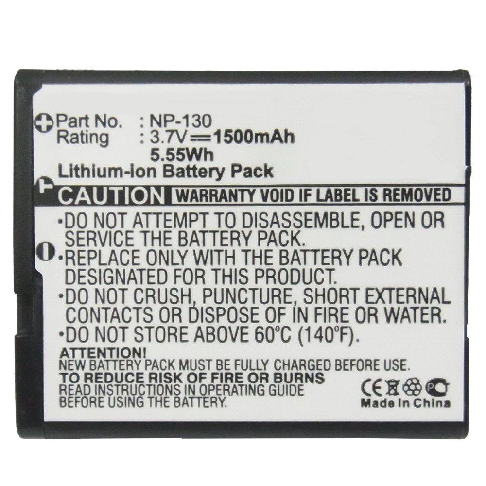 Synergy Digital Camera Battery, Compatible with Casio Exilim EX-FC300S Camera Battery (3.7, Li-ion, 1500mAh)