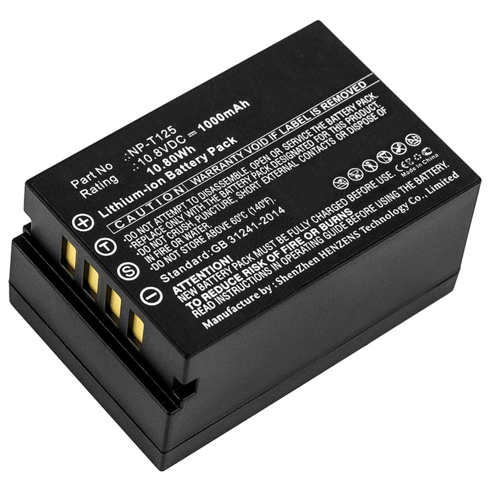 Synergy Digital Camera Battery, Compatible with Fujifilm GFX 50S, Medium Format GFX Camera Battery (10.8, Li-ion, 1000mAh)