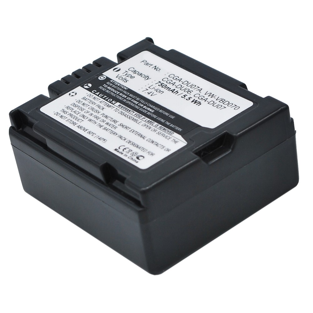 Synergy Digital Camera Battery, Compatible with Hitachi DZ-BD70 Camera Battery (7.4, Li-ion, 750mAh)