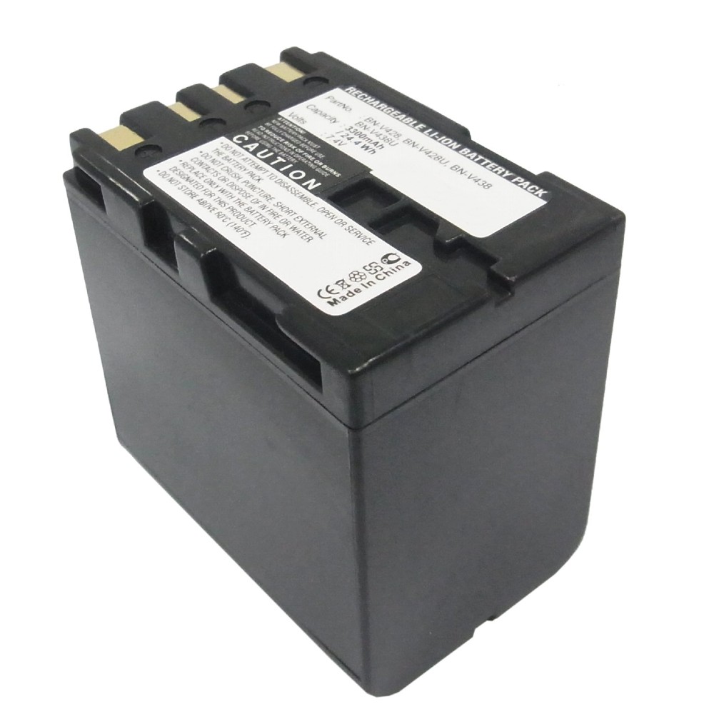 Synergy Digital Camera Battery, Compatible with JVC CU-VH1 GR-DVL865 Camera Battery (7.4, Li-ion, 3300mAh)