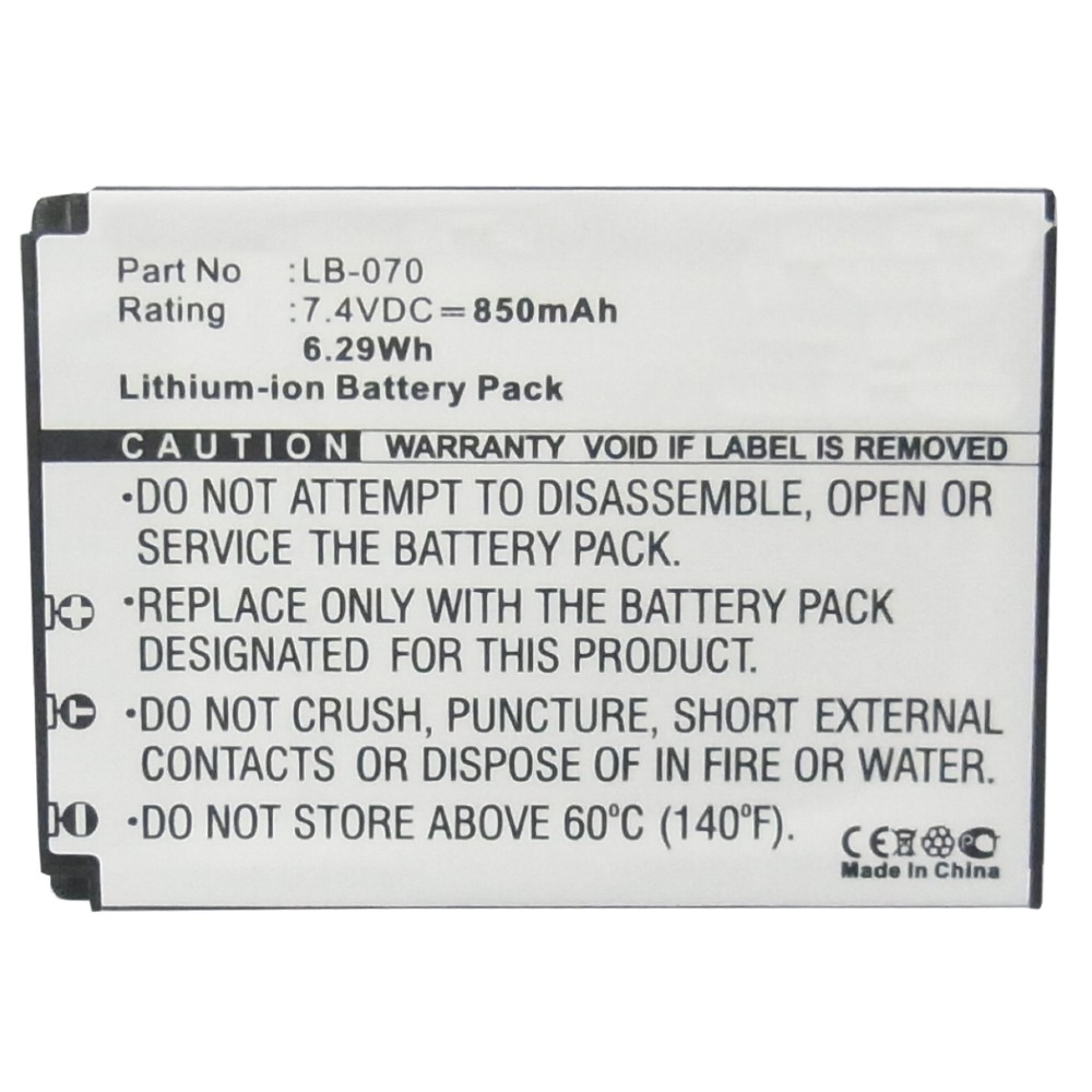 Synergy Digital Camera Battery, Compatible with Kodak Pixpro AZ651, Pixpro AZ651 Astro Zoom, Pixpro AZ652, PIXPRO S1, PIXPRO S-1 Camera Battery (7.4, Li-ion, 850mAh)