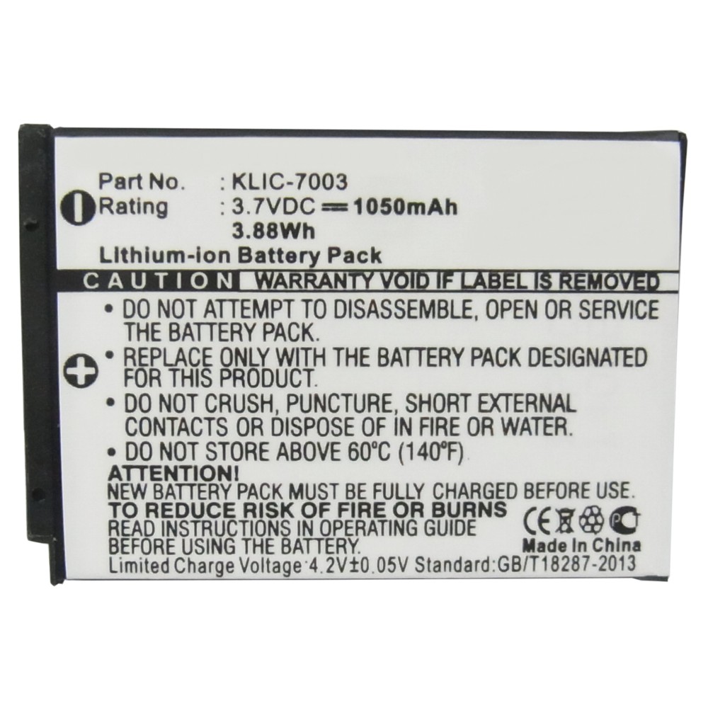 Synergy Digital Camera Battery, Compatible with Kodak EasyShare M380, EasyShare M381, Easyshare V1003, EasyShare V803, EasyShare Z950 Camera Battery (3.7, Li-ion, 1050mAh)