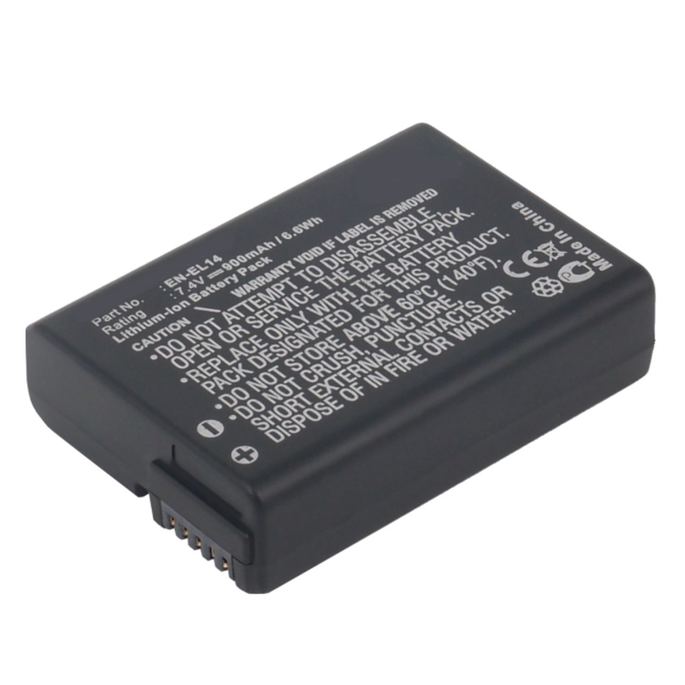 Synergy Digital Camera Battery, Compatible with NIKON Coolpix P7000, Coolpix P7100, Coolpix P7700, Coolpix P7800, D3100, D3100 DSLR, D3200, D3200 DSLR, D3300, D5100, D5100 DSLR, D5200, D5300, D5500, DF Camera Battery (7.4, Li-ion, 900mAh)