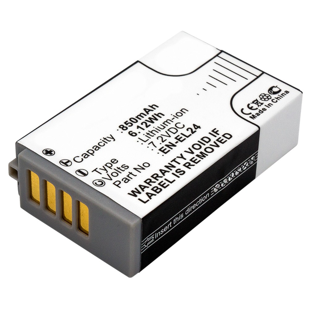 Synergy Digital Camera Battery, Compatible with NIKON 1 J5 Camera Battery (7.2, Li-ion, 850mAh)