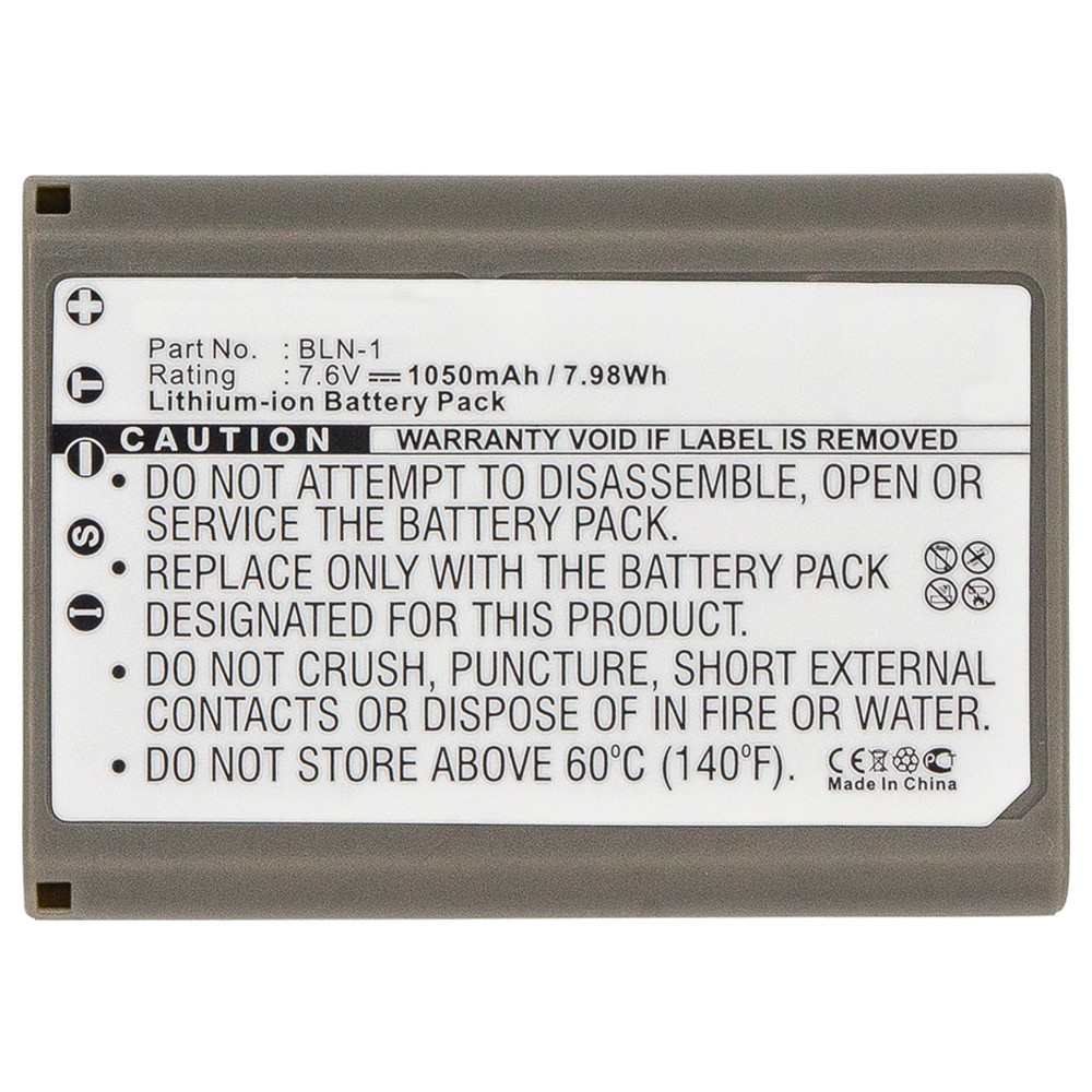 Synergy Digital Camera Battery, Compatible with Olympus EM1 II, E-M1 II, EM5, E-M5, OM-D Camera Battery (7.6, Li-ion, 1050mAh)