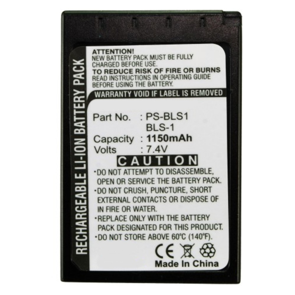 Synergy Digital Camera Battery, Compatible with Olympus E-400, E-410, E-420, E-450, E-620, EP-1, EP-1 Pen, E-P2, E-P2 Pen, Evolt E-400, Evolt E-410, Evolt E-420, Evolt E-450, Evolt E-620 Camera Battery (7.4, Li-ion, 1150mAh)