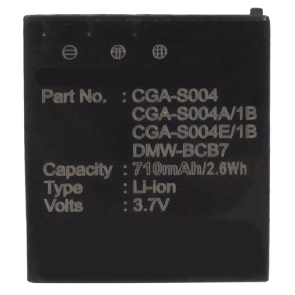 Synergy Digital Camera Battery, Compatible with Panasonic DMC-FX2B, DMC-FX2EBS, DMC-FX2EG-S, DMC-FX2S, DMC-FX7, DMC-FX7A, DMC-FX7B, DMC-FX7EBS, DMC-FX7EG, DMC-FX7EG-A, DMC-FX7EG-K, DMC-FX7EG-R, DMC-FX7EG-S, DMC-FX7EG-T, DMC-FX7K, DMC-FX7R, DMC-FX7S, DMC-FX7T, DMC-FX7W, Lumix DMC-FX2 Camera Battery (3.7, Li-ion, 710mAh)