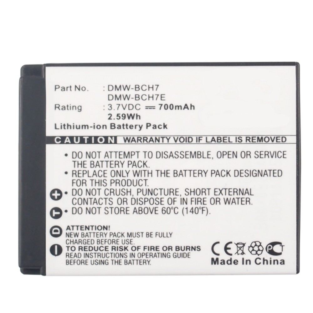 Synergy Digital Camera Battery, Compatible with Panasonic Lumix DMC-FP1 Camera Battery (3.7, Li-ion, 690mAh)