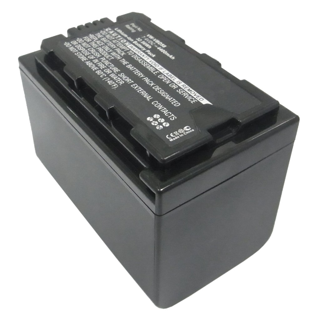 Synergy Digital Camera Battery, Compatible with Panasonic AJ-PX270, AJ-PX298, AJ-PX298MC, HC-MDH2, HC-MDH2GK, HC-MDH2GK-K, HC-MDH2M, HDC-MDH2GK Camera Battery (7.4, Li-ion, 4400mAh)