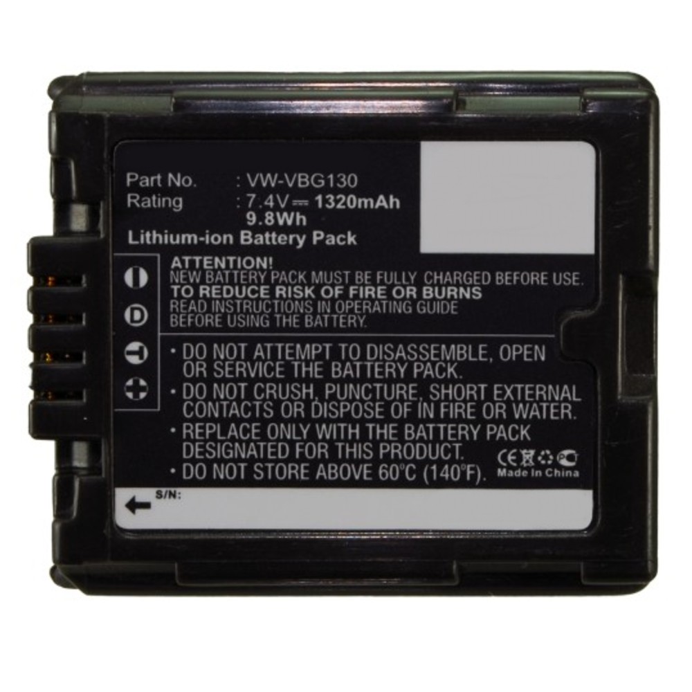 Synergy Digital Camera Battery, Compatible with Panasonic AG-HMC151 Camera Battery (7.4, Li-ion, 1320mAh)
