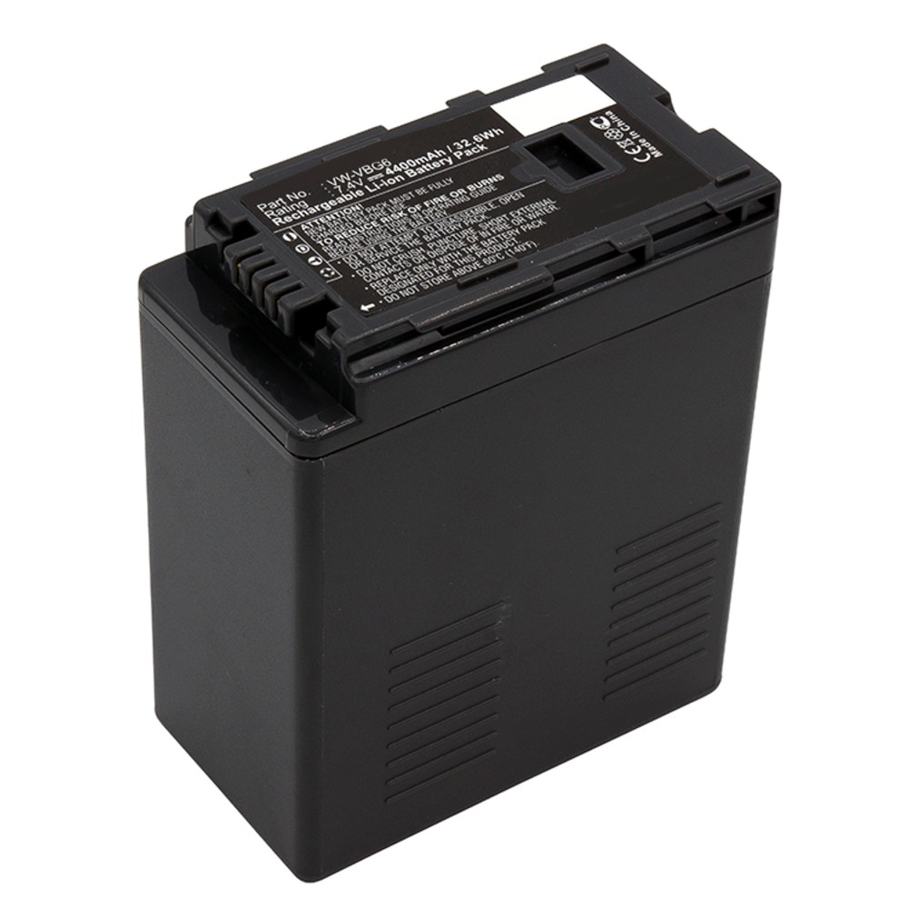 Synergy Digital Camera Battery, Compatible with Panasonic AG-AC130 Camera Battery (7.4, Li-ion, 4400mAh)