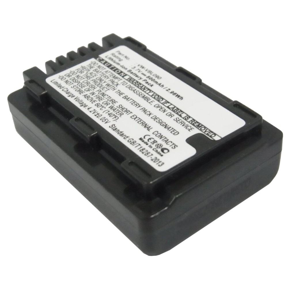 Synergy Digital Camera Battery, Compatible with Panasonic HDC-HS60K, HDC-SD40, HDC-SD60, HDC-SD60K, HDC-SD60S, HDC-TM55K, HDC-TM60, SDR-H85, SDR-H85A, SDR-H85K, SDR-H85S, SDR-S50, SDR-S50A, SDR-S50K, SDR-S50N, SDR-T50, SDR-T50K, SDR-T55 Camera Battery (3.7, Li-ion, 800mAh)