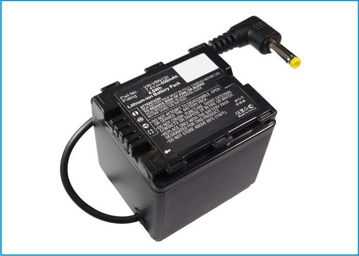 Synergy Digital Camera Battery, Compatible with Panasonic HDC-HS900, HDC-SD800, HDC-SD900, HDC-TM900 Camera Battery (7.4, Li-ion, 650mAh)