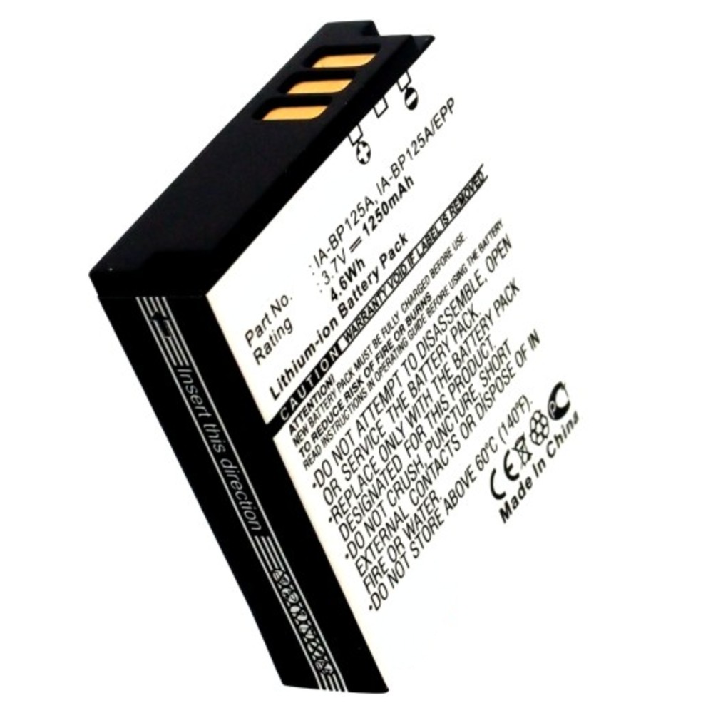 Synergy Digital Camera Battery, Compatible with Samsung HMX-M10 Camera Battery (3.7, Li-ion, 1250mAh)
