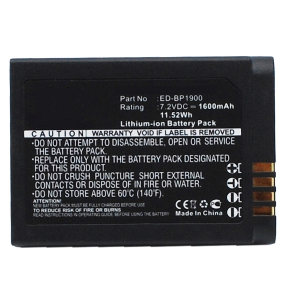 Synergy Digital Camera Battery, Compatible with Samsung EV-NX1ZZZBMBUS, EV-NX1ZZZBQBUS, EV-NX1ZZZBZBUS, NX1 Camera Battery (7.2, Li-ion, 1600mAh)