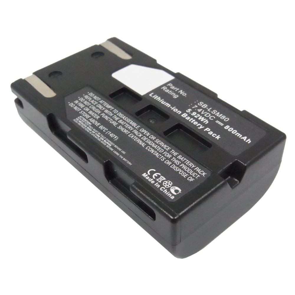 Synergy Digital Camera Battery, Compatible with Samsung SC-D173(U) Camera Battery (7.4, Li-ion, 800mAh)