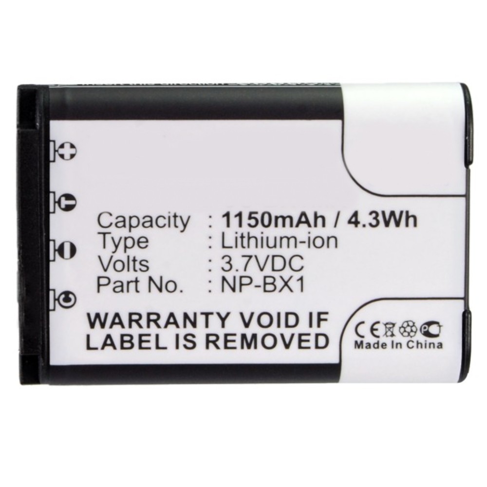 Synergy Digital Camera Battery, Compatible with Sony Cyber-shot DSC-HX300 Camera Battery (3.7, Li-ion, 1150mAh)