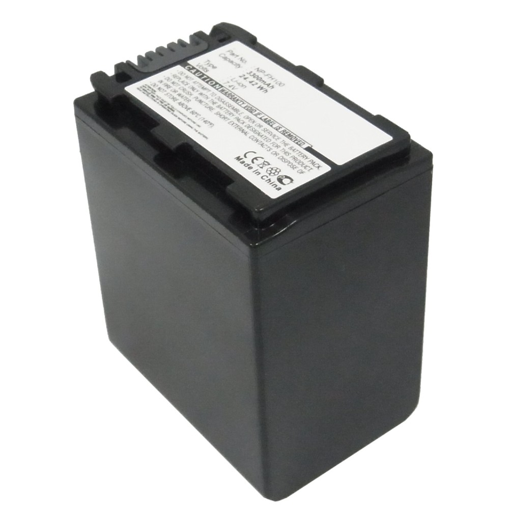 Synergy Digital Camera Battery, Compatible with Sony CR-HC51E Camera Battery (7.4, Li-ion, 3300mAh)