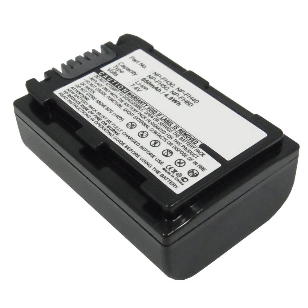Synergy Digital Camera Battery, Compatible with Sony CR-HC51E Camera Battery (7.4, Li-ion, 650mAh)