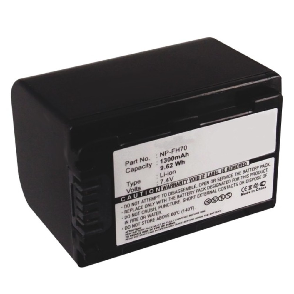 Synergy Digital Camera Battery, Compatible with Sony CR-HC51E Camera Battery (7.4, Li-ion, 1300mAh)